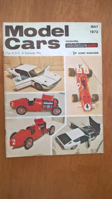 Model Cars Magazine May 1972 The Golden Age of Slot Racing & Radio Control