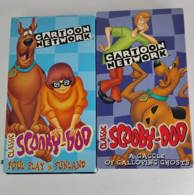 Cartoon Network Classic Scooby Doo VHS Lot Of 2