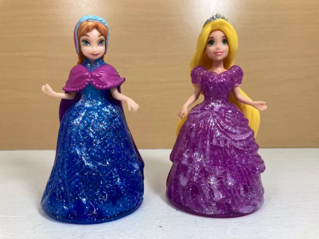 Disney Princess Anna Rapunzel Glitter Glider dolls & dresses Frozen Tangled