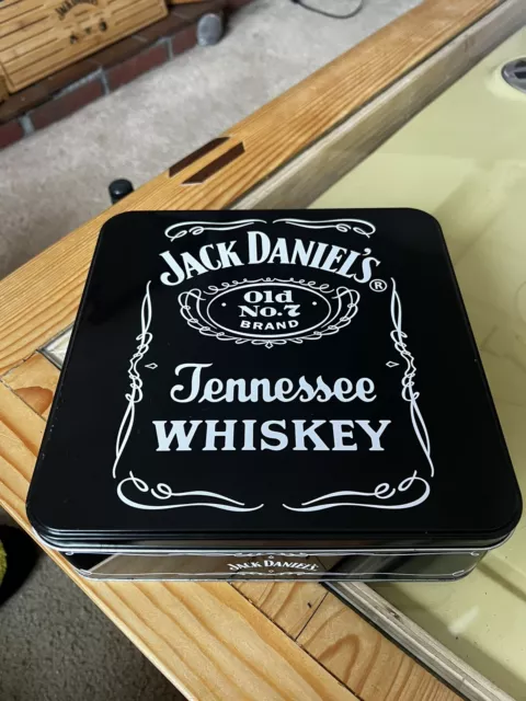 Jack Daniels “Poker Nights” Collectors Set In Tin. 5cl Bottle Not Included.