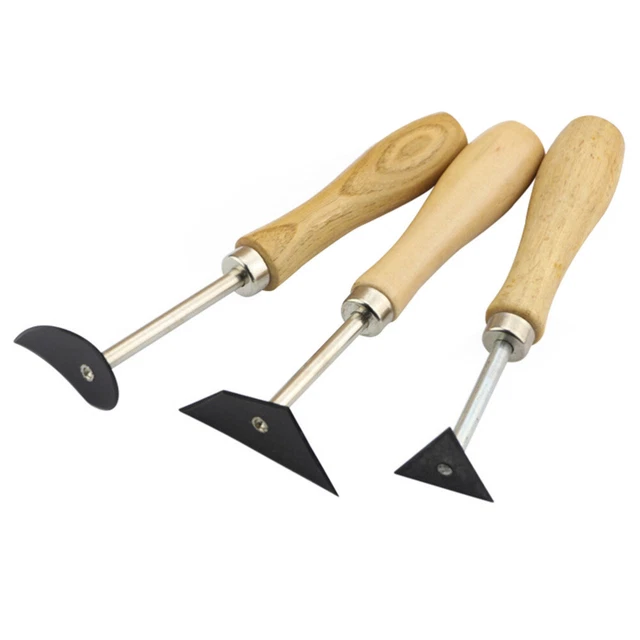 3 Pcs Stoßmesser Aus Ton Holz Maschine Modellierwerkzeug Rotierend
