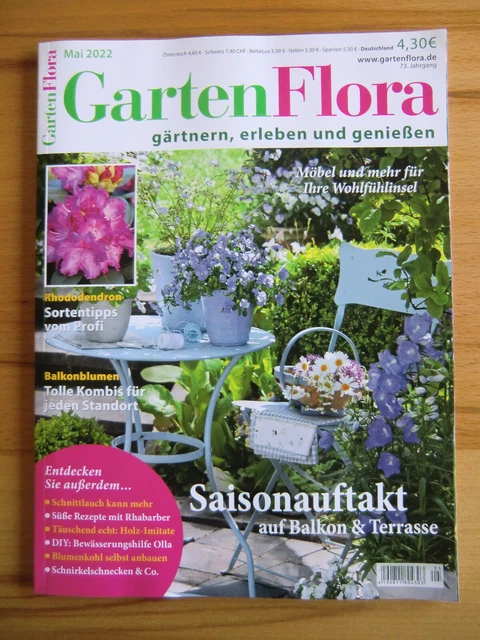 GARTEN FLORA MAGAZIN Heft 5/2022 * DIY Bewässerungshilfe * Balkonblumen