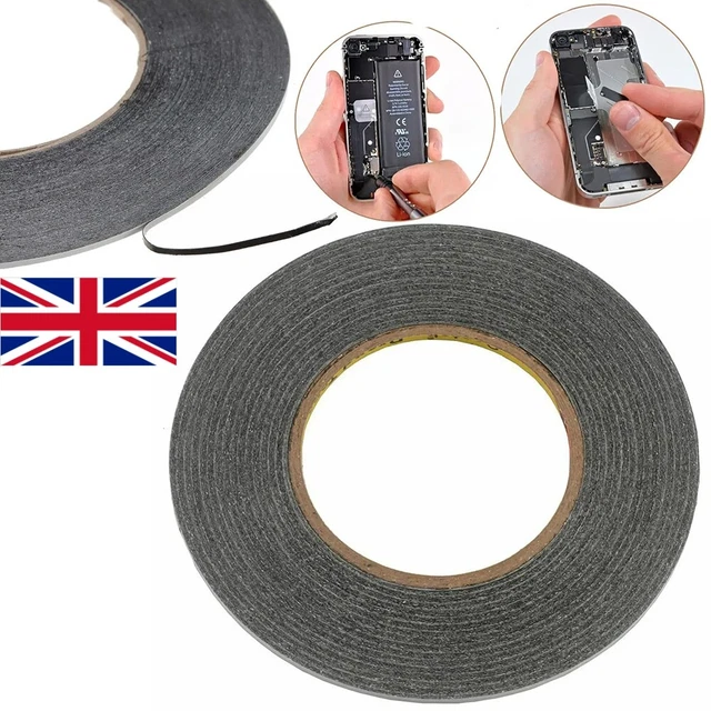3MM*50M DOUBLE SIDED Tape Adhesive Sticky Rubberized Mobile Phone Touch