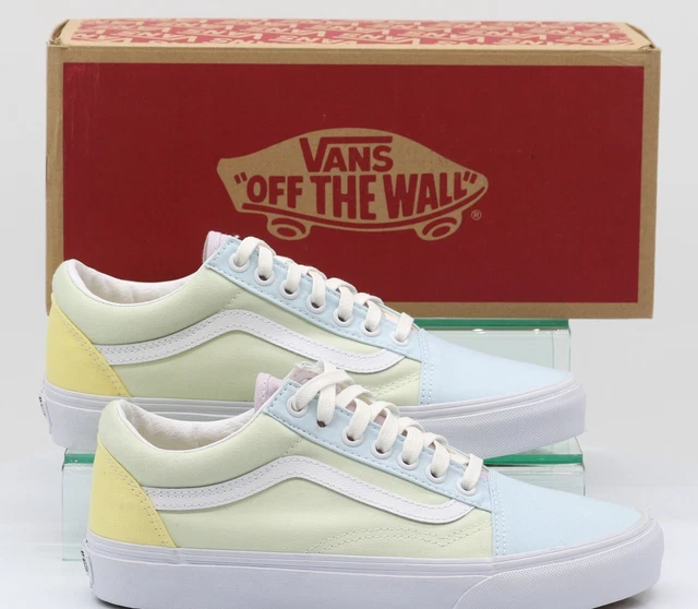 VANS OLD SKOOL Womens Trainers Uk 6 Eu 39 Multicoloured Pastel Rrp
