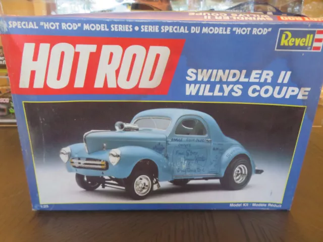 Revell Swindler II 41 Willys Gas Coupe Sealed Inside 1/25