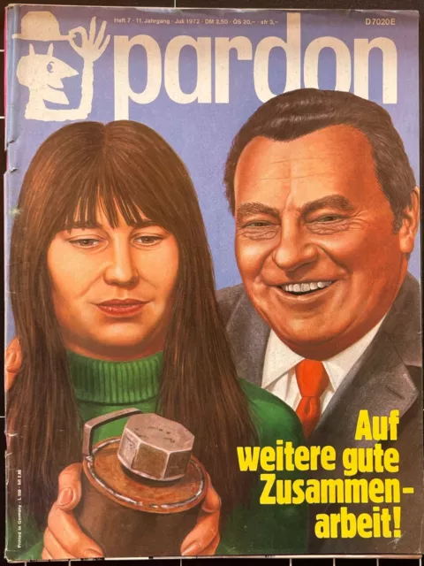 Satiremagazin Pardon, Juli, August, September, Oktober, November 1972