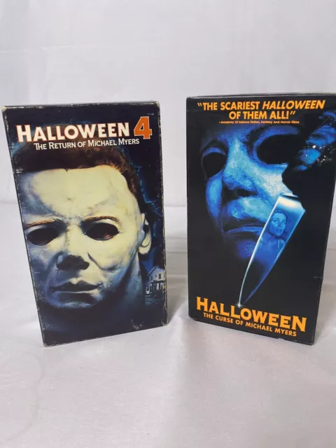 Halloween Movie Lot. Halloween 4 And Halloween: Curse Of Michael Myers. Horror.