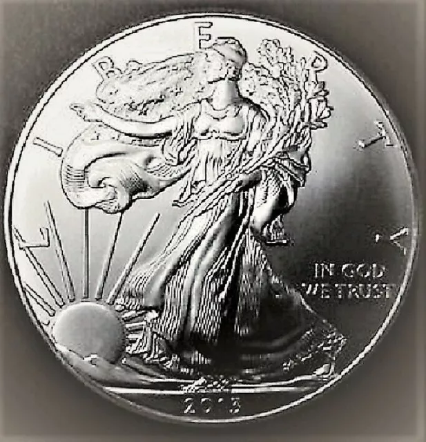 2013 American Silver Eagle BU 1 Oz Coin US $1 Dollar Mint Uncirculated Brilliant