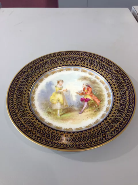 Sevres signed Chateau Des Tuileries