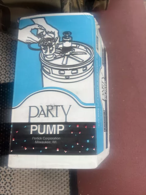 Perlick Yellow/Black Party Pump Beer Keg Hand Piston Party/Picnic Pump F2