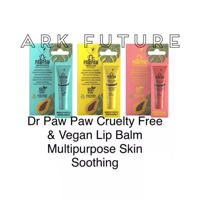 Dr Paw Paw Cruelty Free & Vegan Lip Balm Multipurpose Skin Soothing