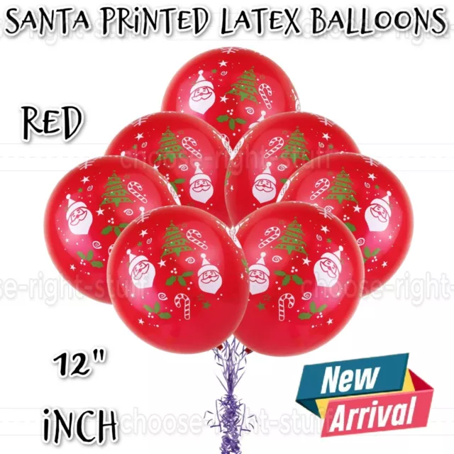 Navidad Globo de Látex Navidad Decoración Fiesta Feliz Regalo Navidad Papá Noel