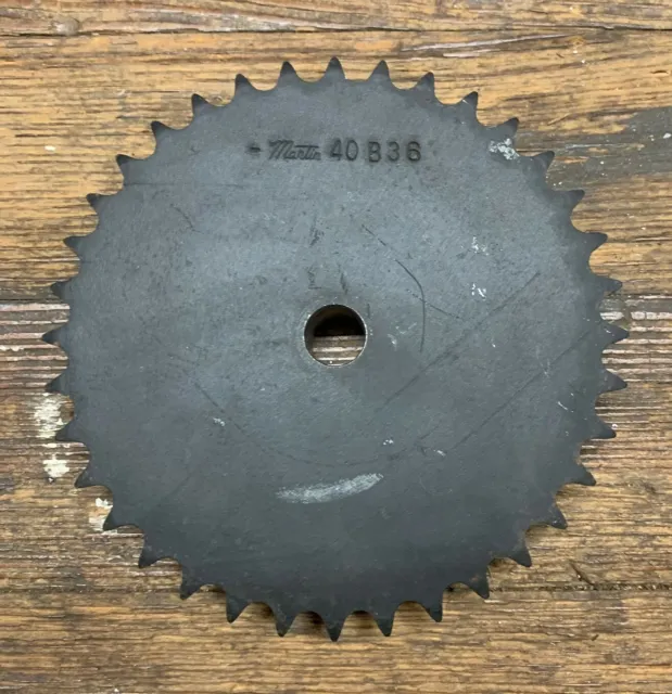 Martin 40B36 Roller Chain Sprocket 36 Teeth 5/8" Bore New