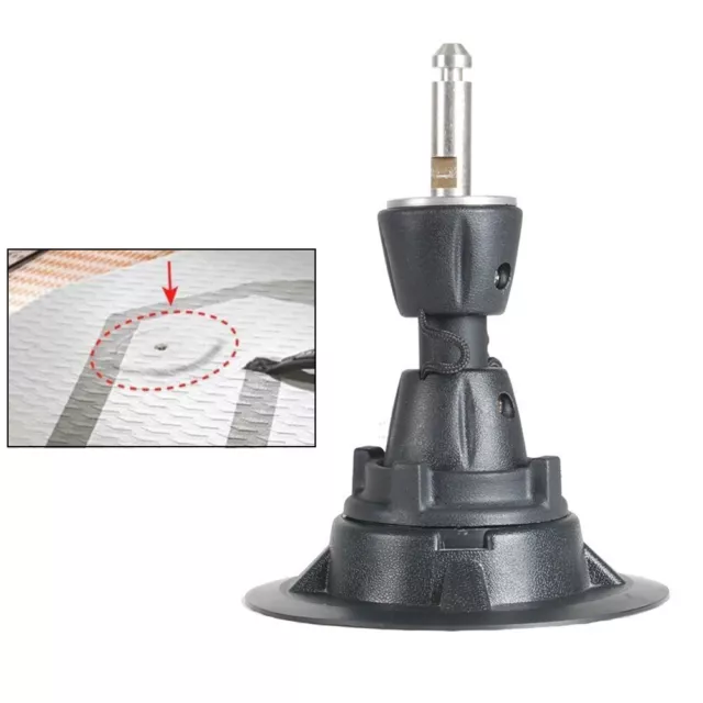 Black Windsurf Mast Base with Tendon Joint PVC Material Easy Replacement