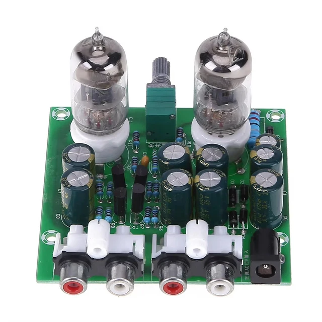 Kit Ampli à Tubes Stéréo HiFi - Préampli Avec Tube 6J1, 50W Par Canal - DIY à Monter Soi-même Pour Son Chaud