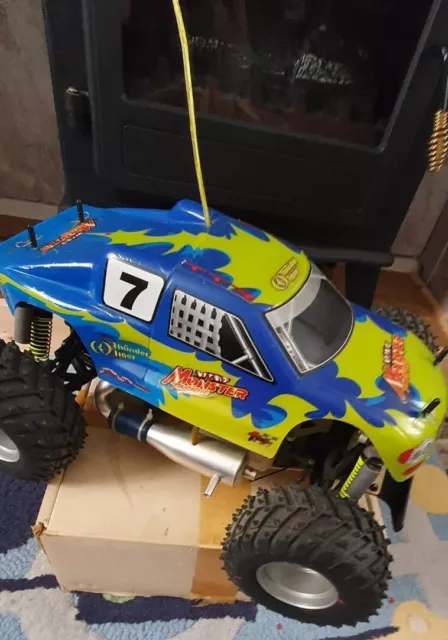 Vintage R/C Nitro Thunder Tiger SSK V1  Monster Truck 1/10 Scale 4WD 2 Speed