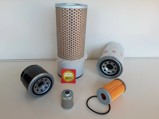 Kit Filtres Takeuchi TB15 - Filtre à Air, Carburant, Hydraulique - Compatible Moteur Yanmar - Lot Grand Format
