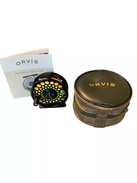ORVIS BATTENKILL III FLY REEL WITH CASE MADE IN ENGLAND 3-1/2 oz $72.00 -  PicClick