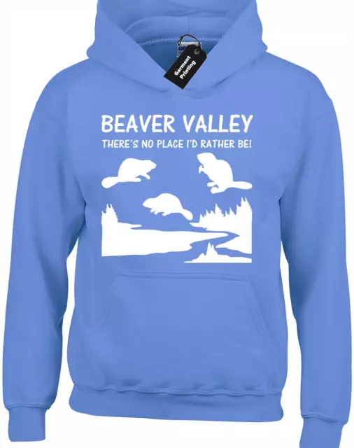 Beaver Valley Hoody Hoodie Funny Rude Joke Novelty Design Gift Cool Idea 3