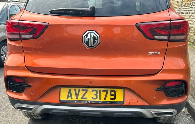 Mg Rear MG ZS MK2 2019-2022 Rear Bumper Cover Panel & Diffuser Reflectors ...
