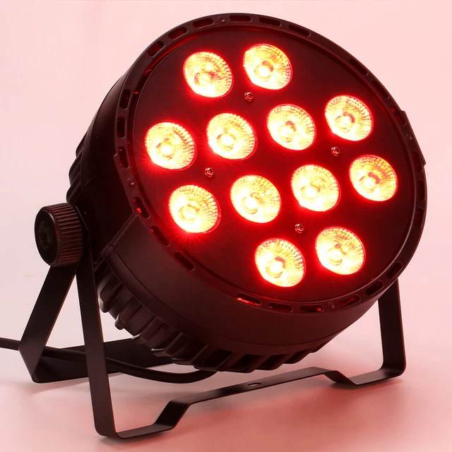 8x RGBW LED 120W Par Stage Light DMX Par Can Strobe Effect DJ Par64 Washer Light