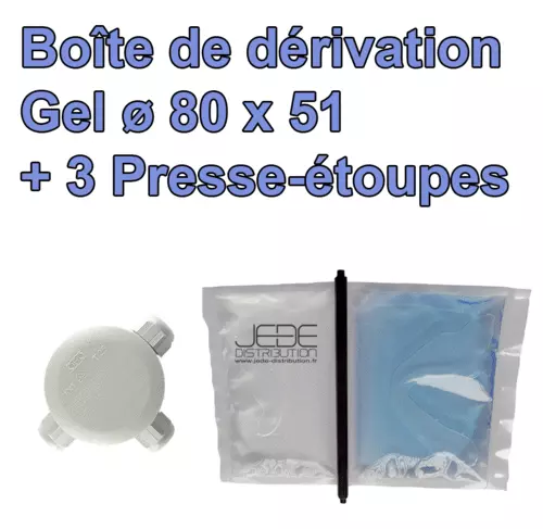Boîte de dérivation électrique gel IP65