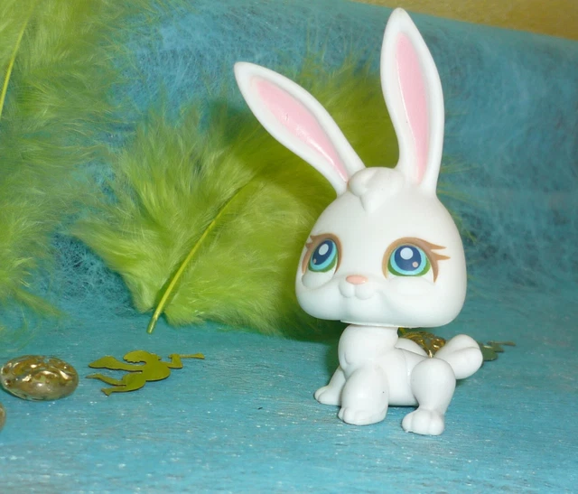 Figurine Littlest PetShop Lapin Lièvre Rose #2691 - Occasion, Jouet Collection