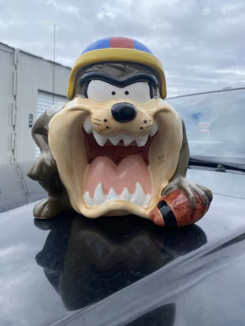 Looney Tunes Tasmanian Devil Cookie Jar 9" Tall 1993 | Fast Shipping