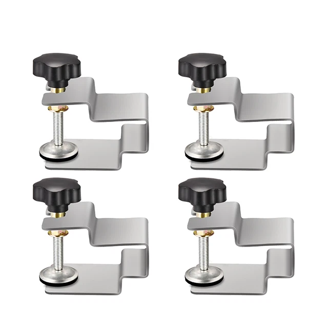 Clip per pannelli per cassetti Morsetto per la lavorazione del legno Installazione del cassetto dell'armadio Morsetto fisso con adattatore di regolazione Accessori per utensili per mobili