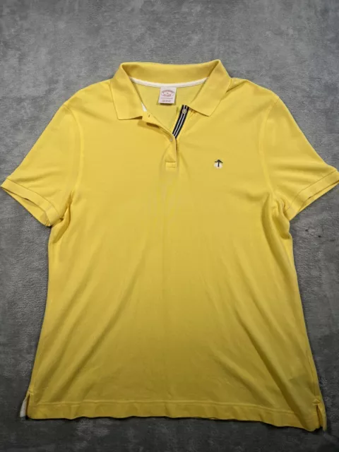 BROOKS BROTHERS MEN'S Size XL Performance Polo Original Fit Yellow $17. ...
