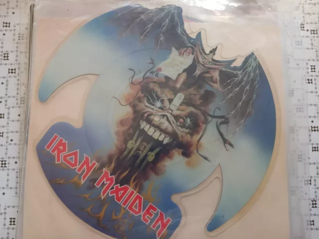 Iron Maiden The Evil That Men Do 7 Inch Vinyl Picture Disc Vgc