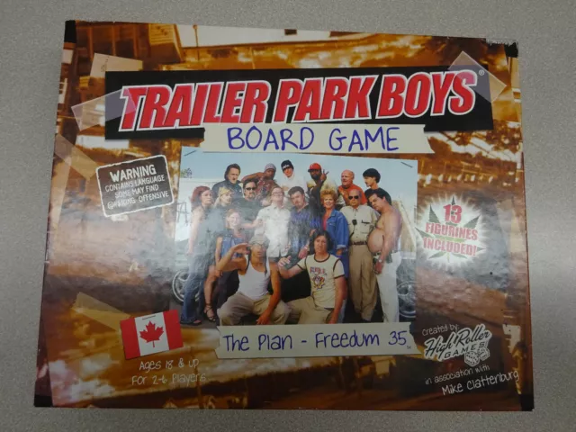 Trailer Park Boys Board Game The Plan Freedum 35 Complete Mike Clattenburg