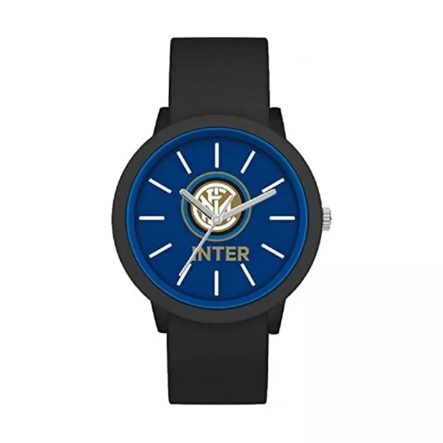 Orologio FC INTER P-IN458UB2 Silicone Nero Blu Azzuro OFFICIAL