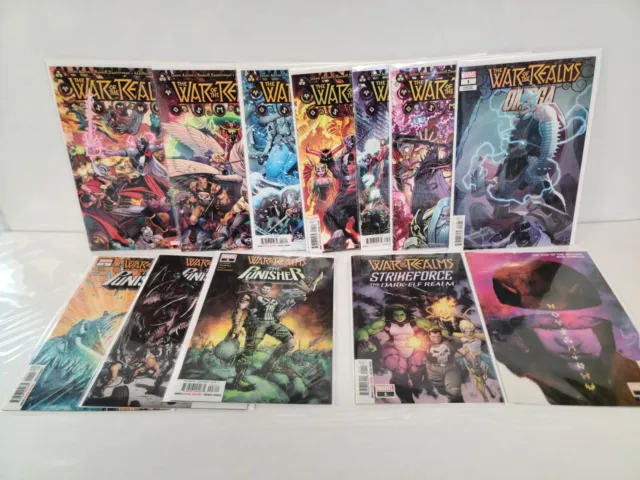 War of the Realms #1-6 + Omega Punisher | Complete Set | Marvel Comics 2019