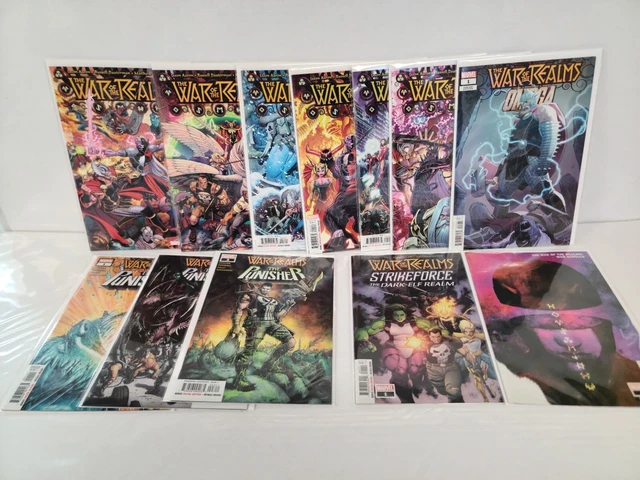 War of the Realms #1-6 + Omega Punisher | Complete Set | Marvel Comics 2019