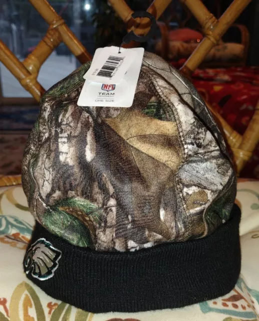 NFL Philadelphia Eagles Winter Knit Hat NEW Beanie Camouflage One Size NWT I