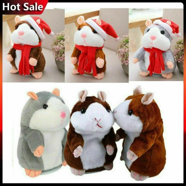 Cheeky Hamster Repeats What You Say Electronic Pet Talking Plush Toy Cute Gift