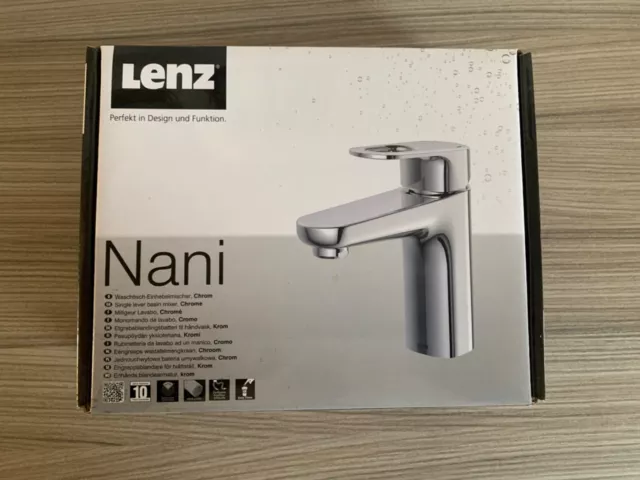 LENZ  "Modell-Nani"  Waschtisch-Einhebelmischer Chrom