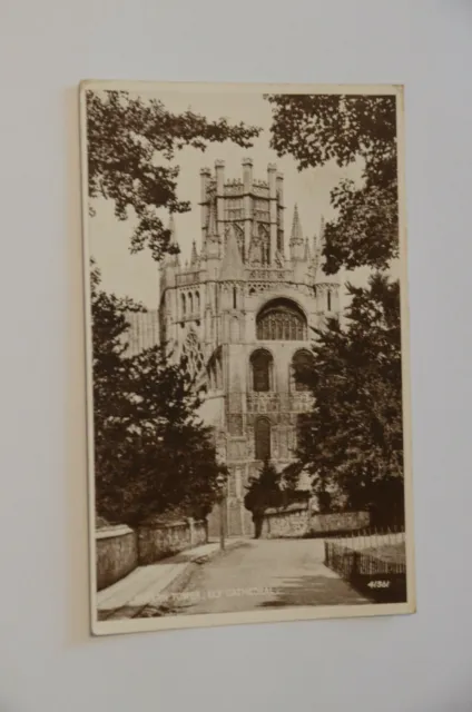 Vintage Postcard, Lantern Tower, Ely Cathedral, Retro