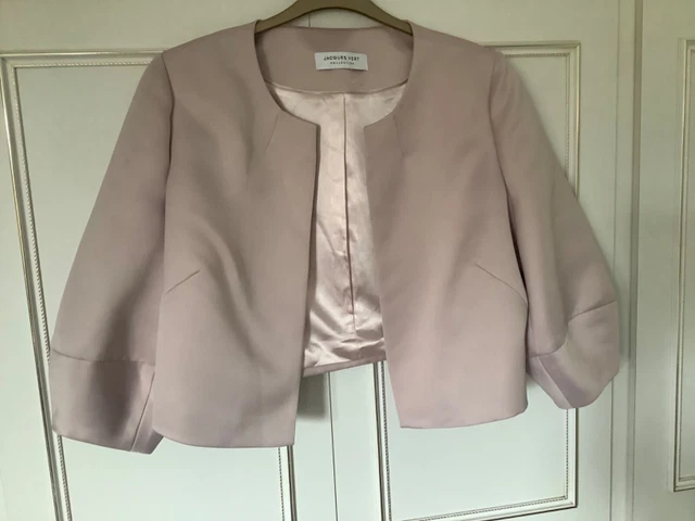 Pale pink jacket for wedding top