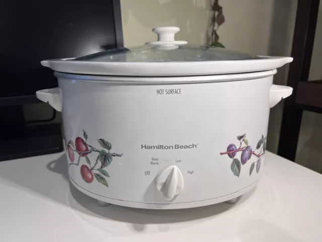 Hamilton Beach Crock Pot Slow Cooker 33459 Type SC10 Electric Works Tested