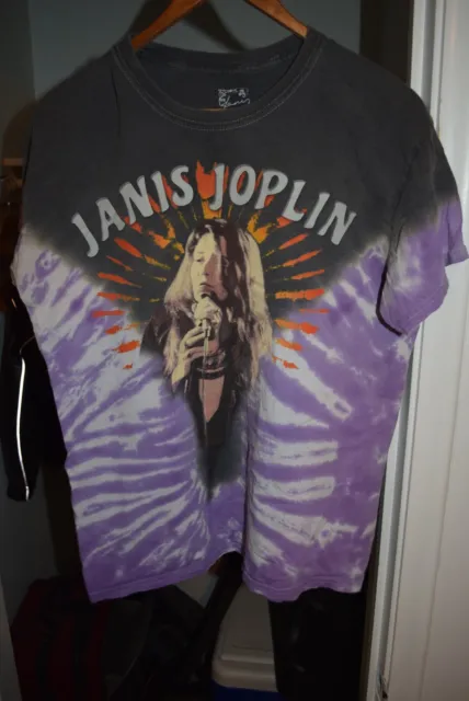 Janis Joplin 2017 Tie Dye t shirt Short Medium S/M