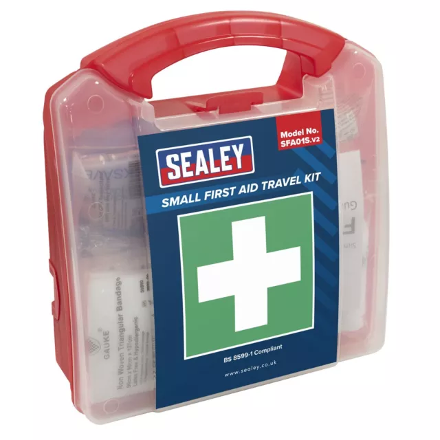 Sealey First Aid Kit Small - Bs 8599-1 Compliant First Aid Kits Safety Products