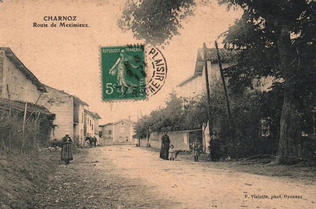 Carte Postale CPA Meximieux Hôtel De Ville - Dos Non Divisé - Années 1900
