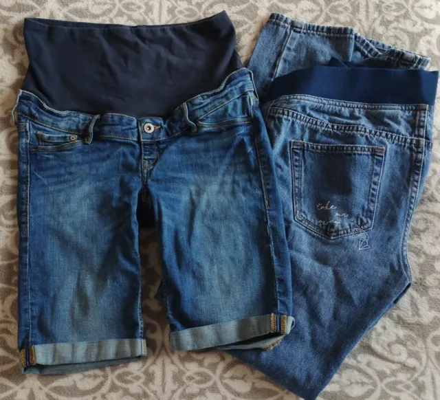 Pacchetto Maternity taglia 10 - Next & H&M - Pantaloncini e jeans (lunghi)