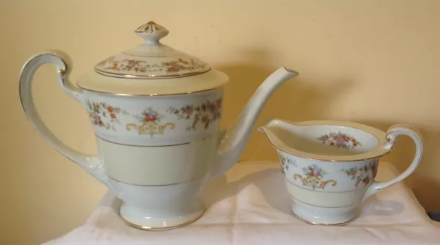 Vintage Japan Tea Pot & milk jug - ROSE CHINA