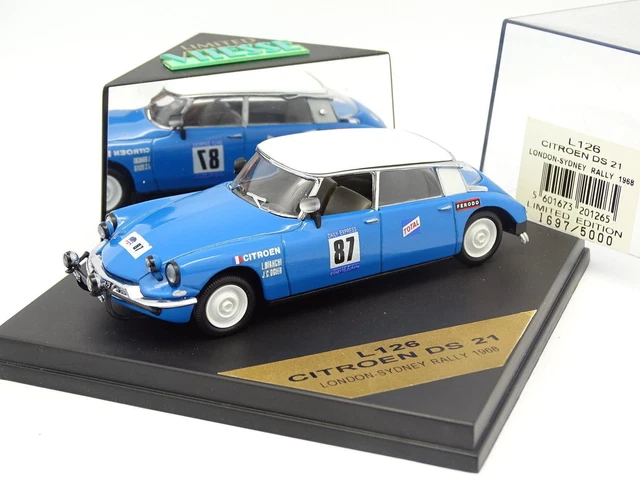 1968 London-Sydney Marathon – no.87 Lucien Bianchi – Jean-Claude Ogier, Citroën DS / 1:43 Decal 1968 London-Sydney Marathon – no.87 Lucien Bianchi – Jean-Claude Ogier, Citroën DS / 1:43 Decal