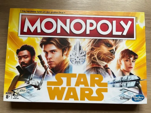 Monopoly Star Wars Han Solo Brettspiel NEU OVP Gesellschaftsspiel
