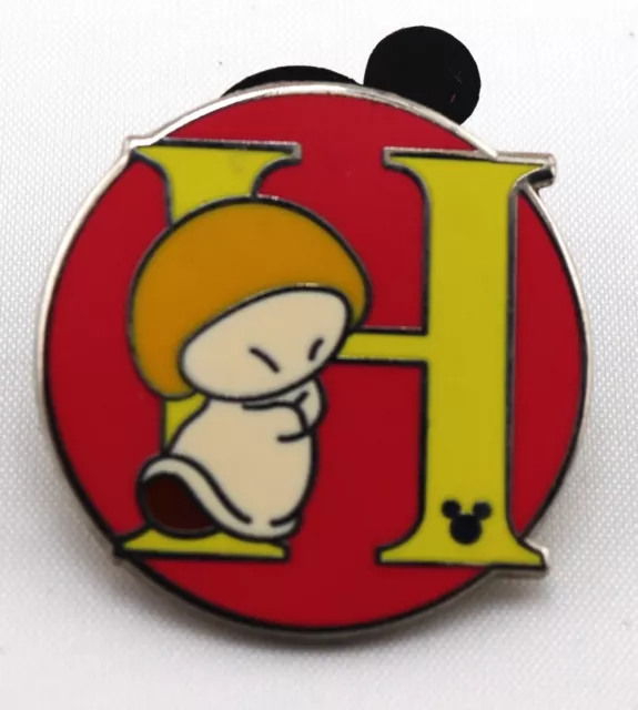 WDW Hidden Mickey Series III Alphabet Hop H-Fantasia- Disney Pin