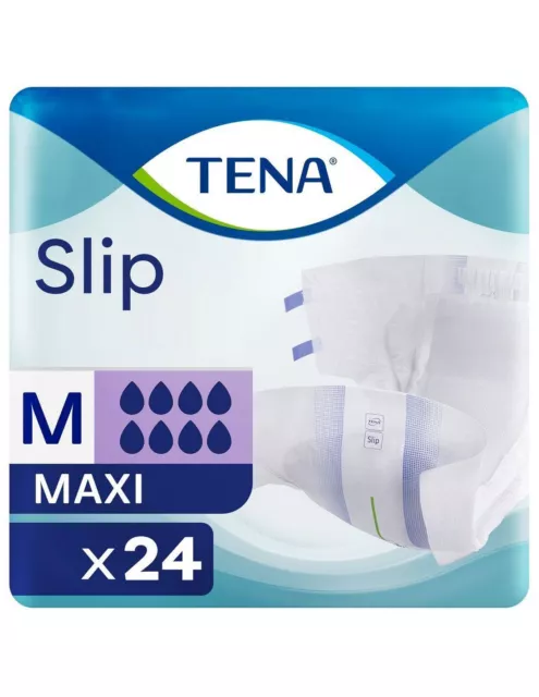 Tena Anti Deslizante Maxi Pañal A Bragas para Incontinencia 24pz M